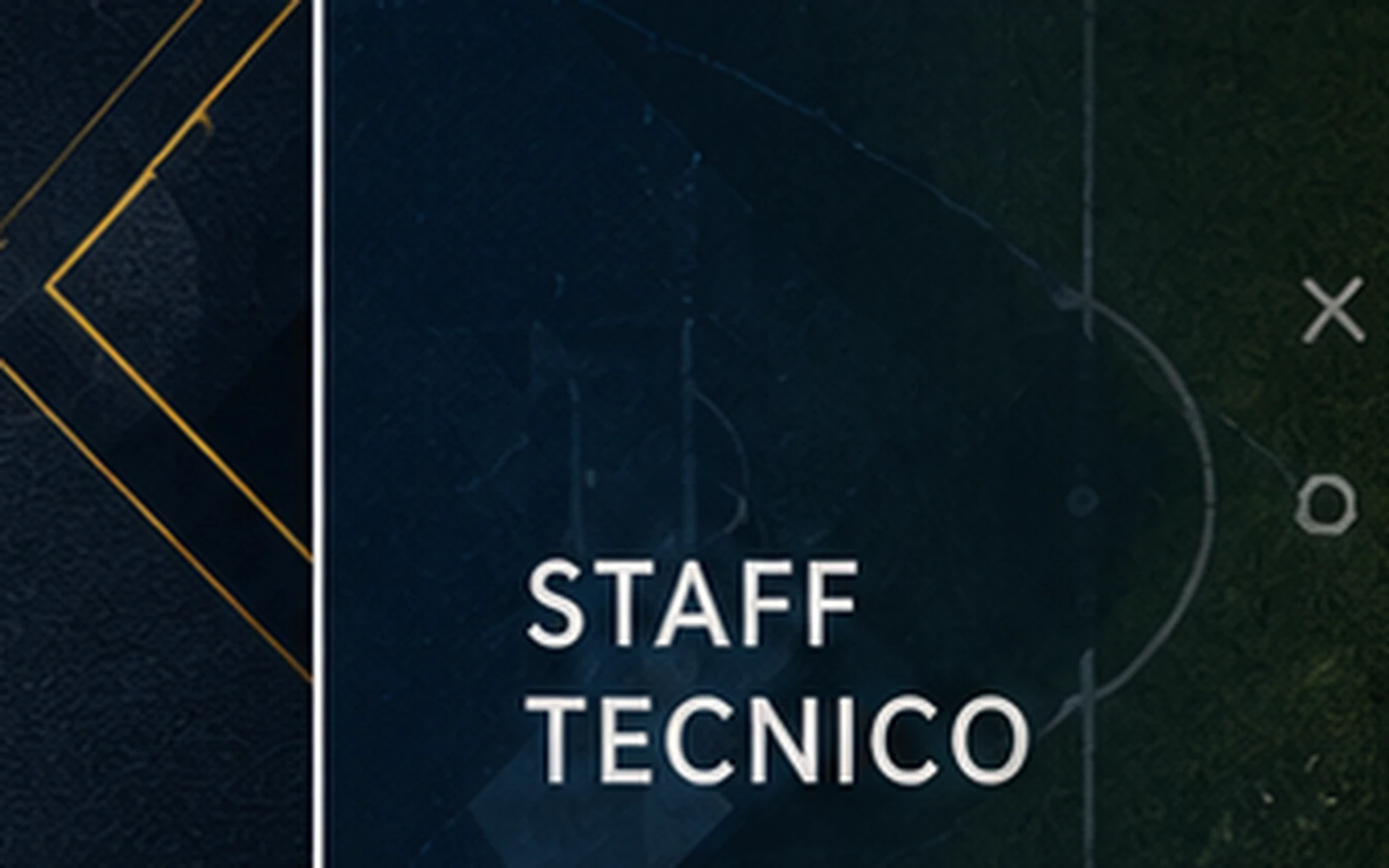 Lavagna tattica e attrezzatura dello staff tecnico